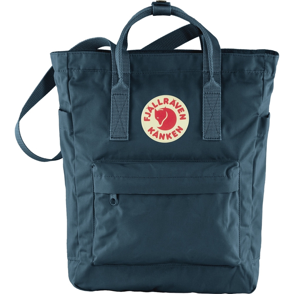 Kånken Navy Totepack Shoulder Bag To Backpack with Sun and Moon Patch